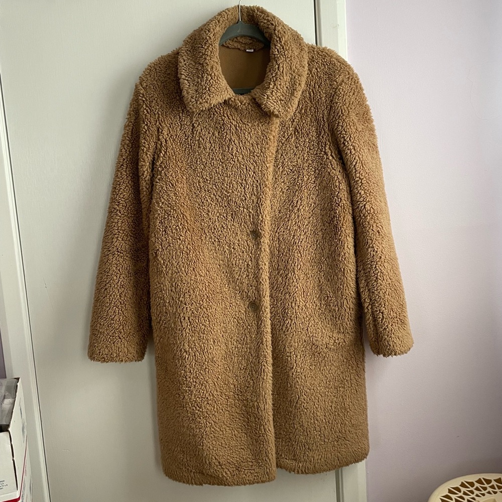 Teddy Uniqlo Long Jacket